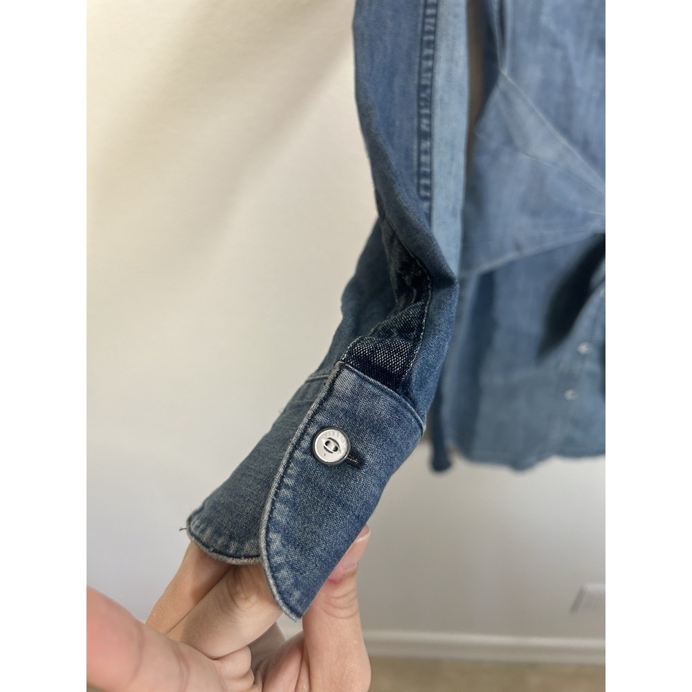 Rag & Bone Jean Destroyed Sadie Dress Women XS Brunch Comfort Spring - Picture 5 of 9